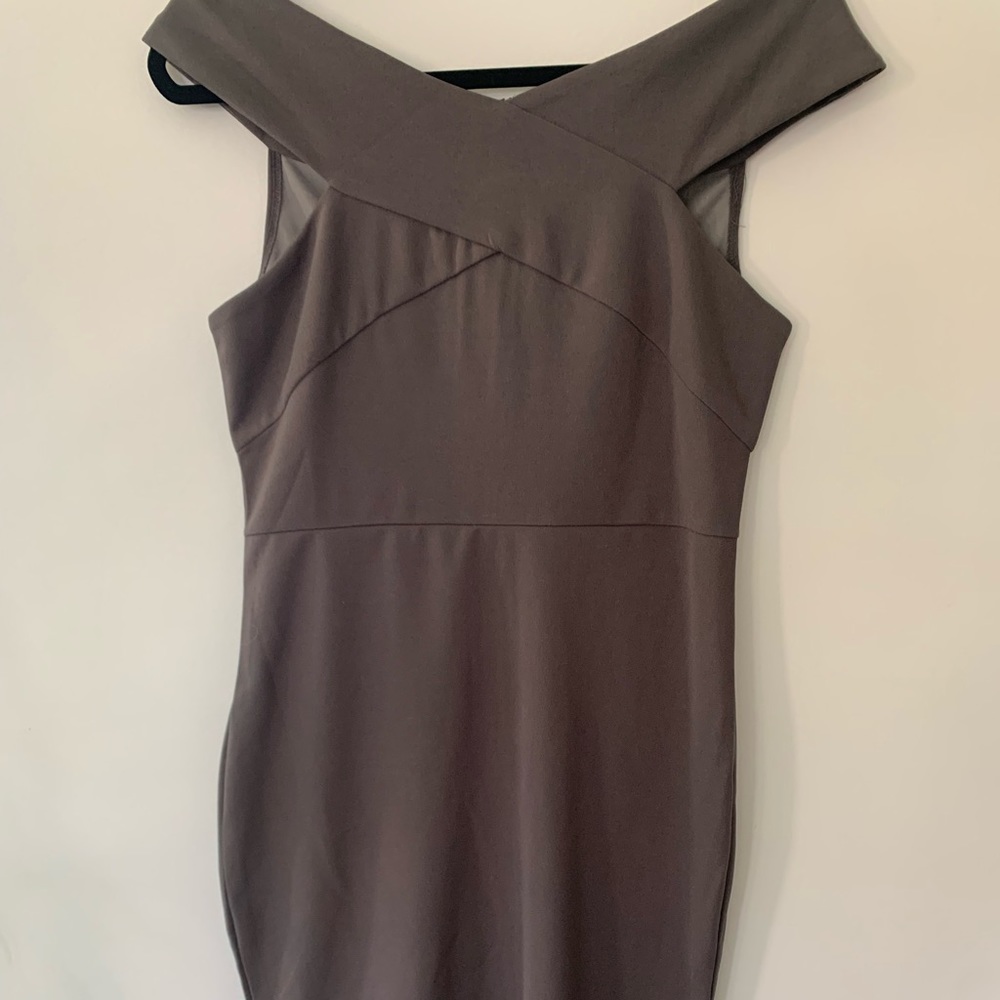 Grey AX knee length dress